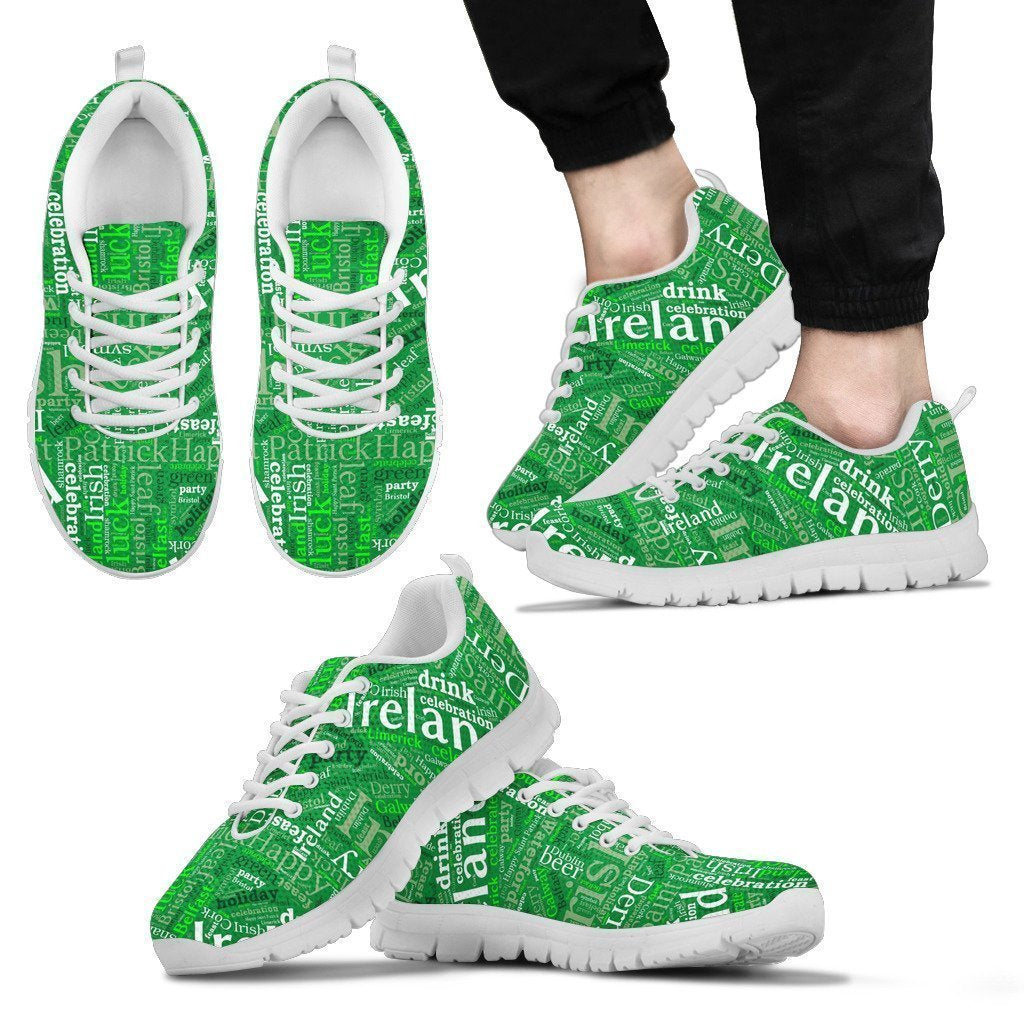 IRISH WHITE men's SNEAKERS-6teenth World™-Men's Sneakers-US5 (EU38)-Vibe Cosy™