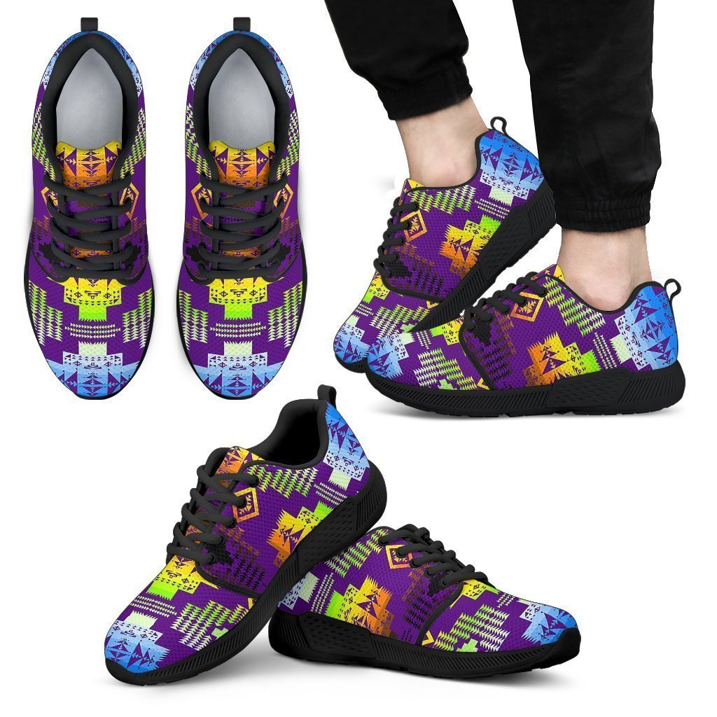 Purple Shades Sopo Men's Athletic Sneakers-6teenth World™-Men's Athletic Sneakers-US5 (EU38)-Vibe Cosy™