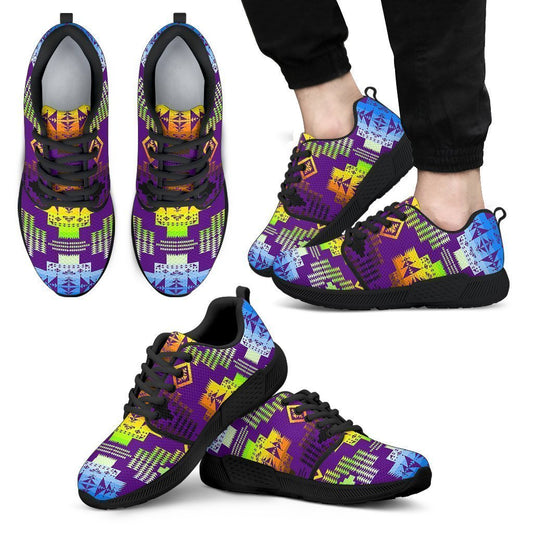 Purple Shades Sopo Men's Athletic Sneakers-6teenth World™-Men's Athletic Sneakers-US5 (EU38)-Vibe Cosy™