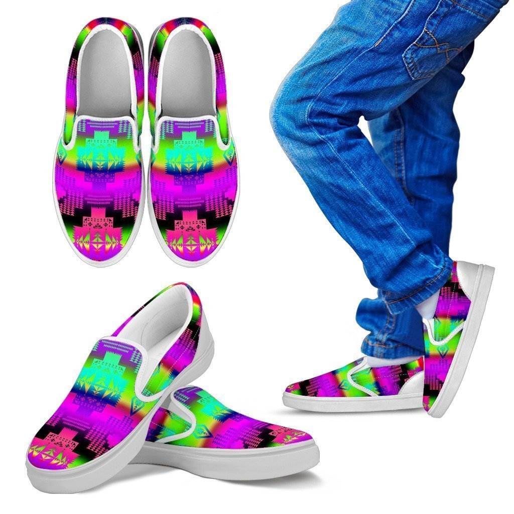 Jingle Contest Kid's Slip Ons-6teenth World™-Kid's Slip Ons-11 CHILD (EU28)-Vibe Cosy™