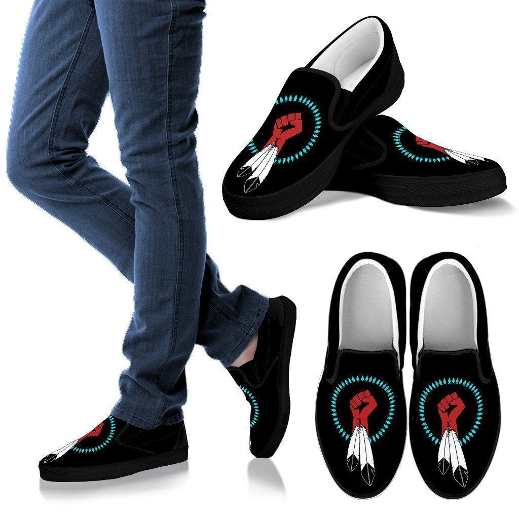 United Native Nations Men's Slip Ons-6teenth World™-Kid's Sneakers-US8 (EU40)-Vibe Cosy™