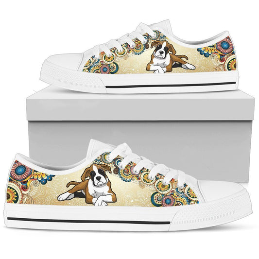 Boxer Women's Low Top-6teenth World™-Women's Low Top Shoe-US5.5 (EU36)-Vibe Cosy™