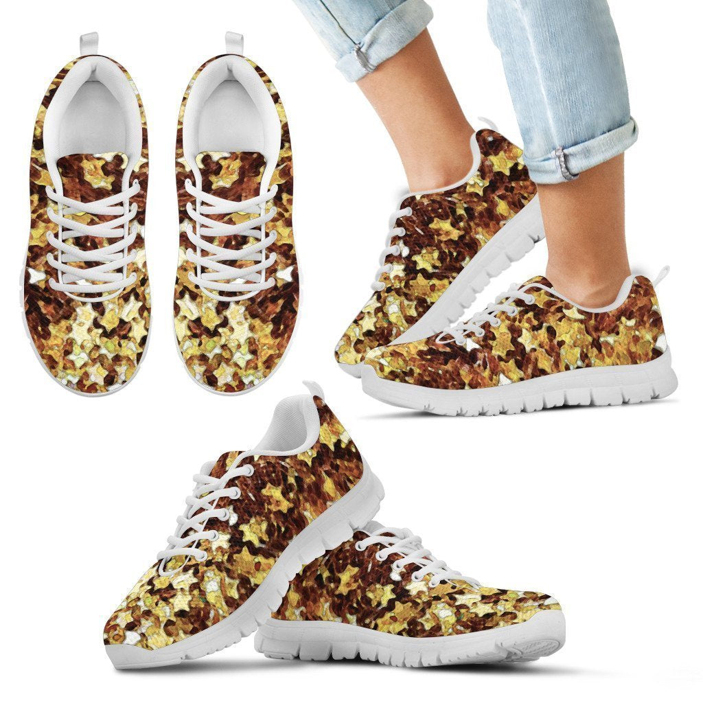 Kid's Sneakers Gold Star (White Soles)-6teenth World™-Kid's Sneakers-11 CHILD (EU28)-Vibe Cosy™