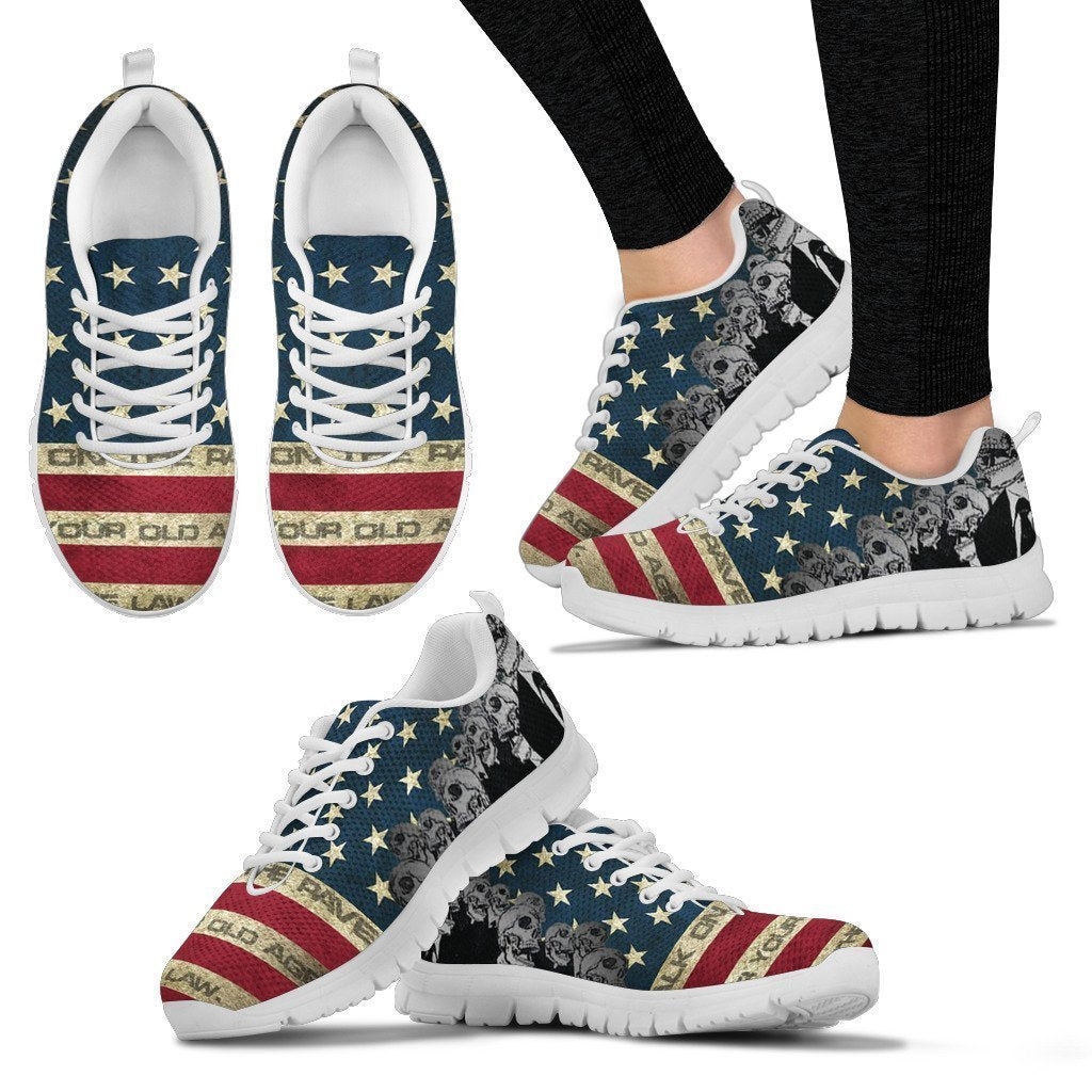 Walk on the ravement-Shoes-6teenth Outlet-Women's Sneakers - White - Walk on the ravement-US5 (EU35)-Vibe Cosy™