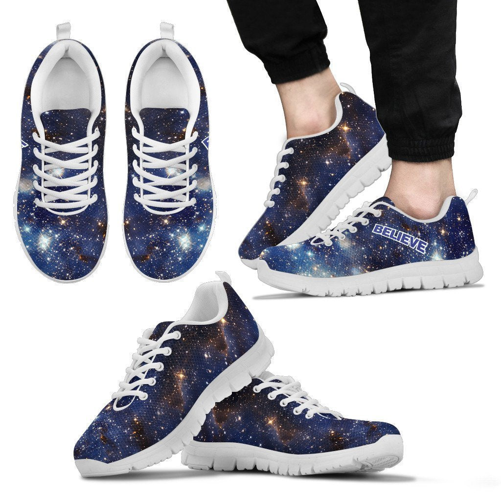 Believe White Men's Sneakers-6teenth World™-Men's Sneakers-US5 (EU38)-Vibe Cosy™