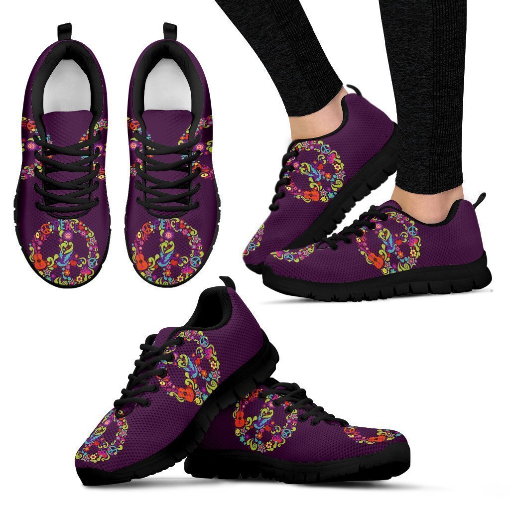 Peace Women's Sneakers-6teenth World™-Women's Sneakers-US5 (EU35)-Vibe Cosy™