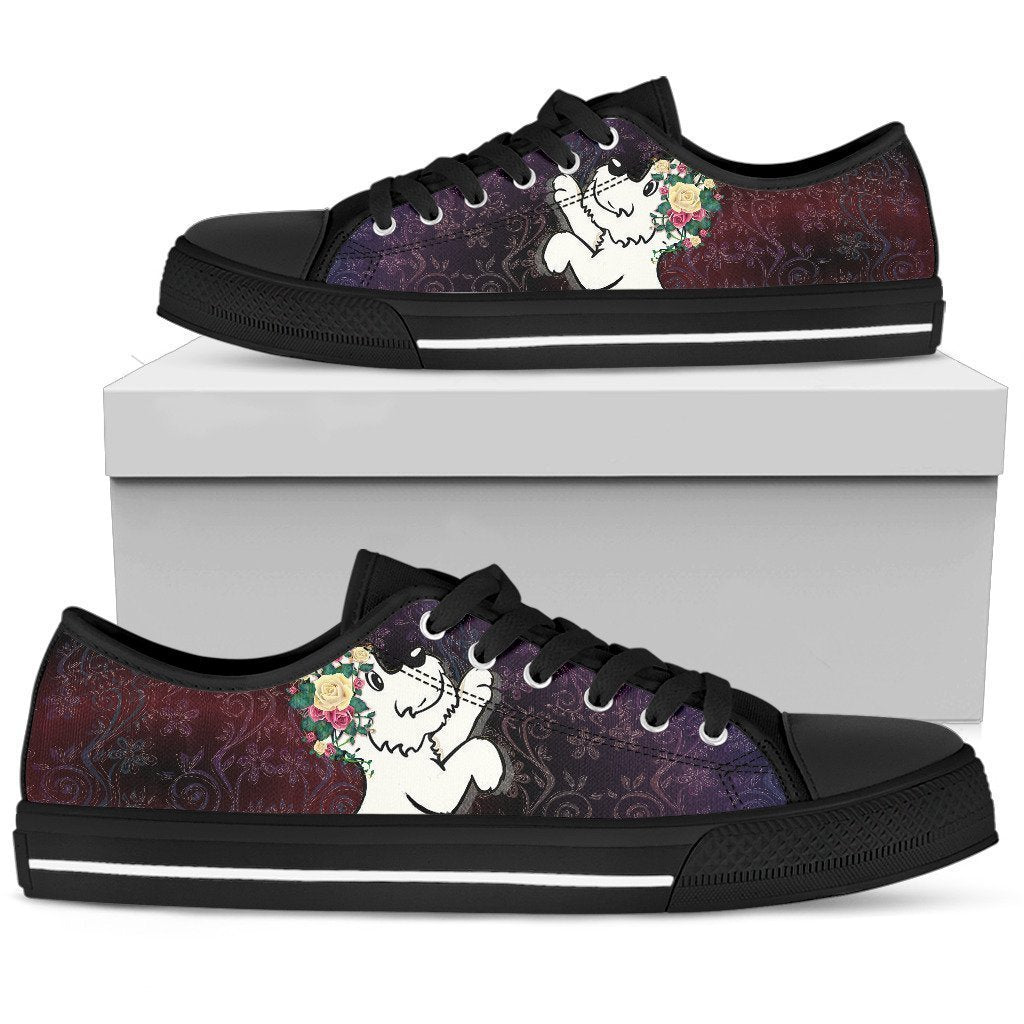 Westie Women's Low Top Shoe-6teenth World™-Women's Low Top Shoe-US5.5 (EU36)-Vibe Cosy™