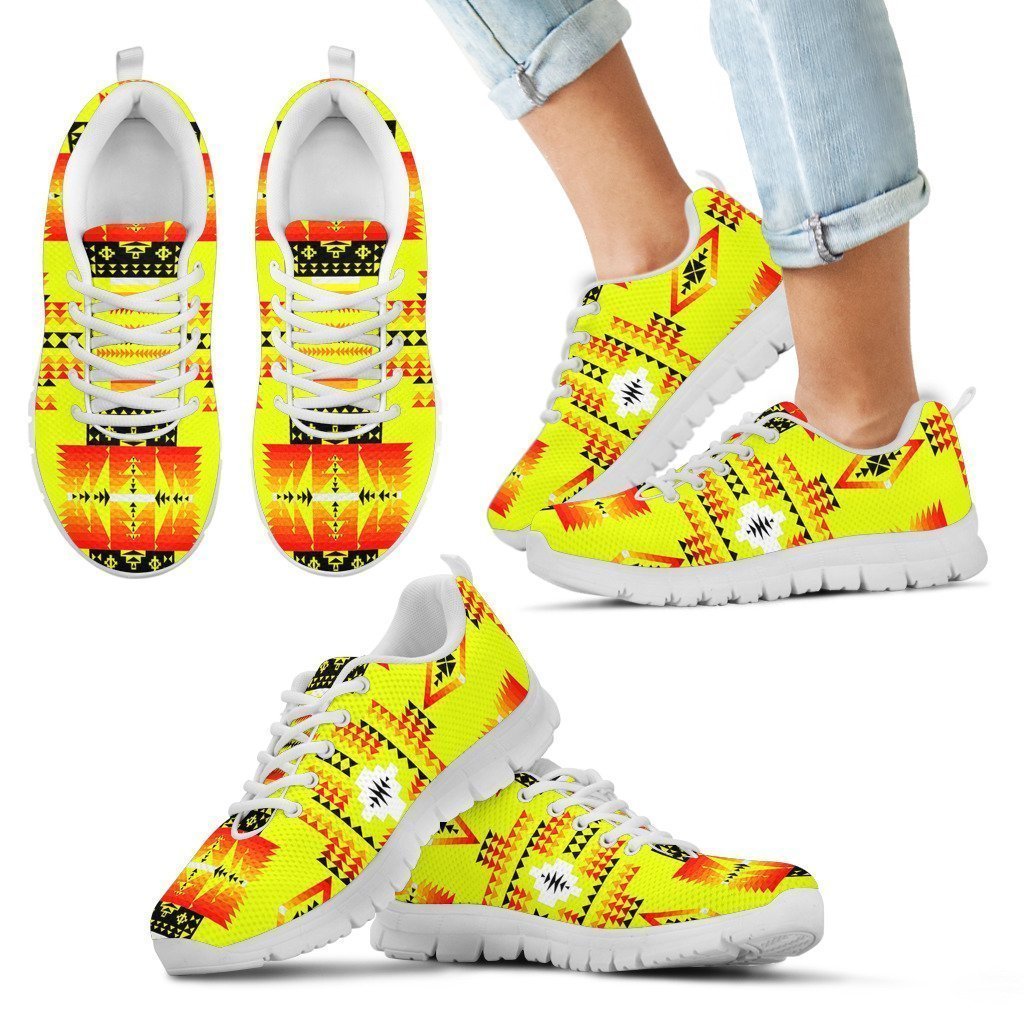 Seven Tribes Yellow Sopo Kid's Sneakers White Sole-6teenth World™-Kid's Sneakers-11 CHILD (EU28)-Vibe Cosy™