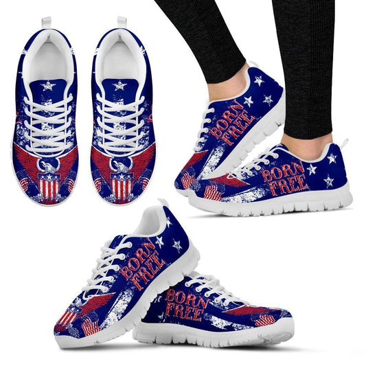 Custom Hand Made Born Free Women's Sneakers-6teenth World™-Women's Sneakers-US5 (EU35)-Vibe Cosy™