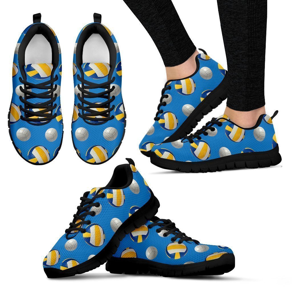 Volleyball Shoes-Shoes-6teenth Outlet-Women's Sneakers - Black - Volleyball Shoes-US5 (EU35)-Vibe Cosy™