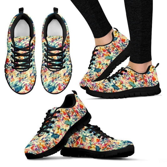 Colorful Black Women's Sneakers-6teenth World™-Women's Sneakers-US5 (EU35)-Vibe Cosy™