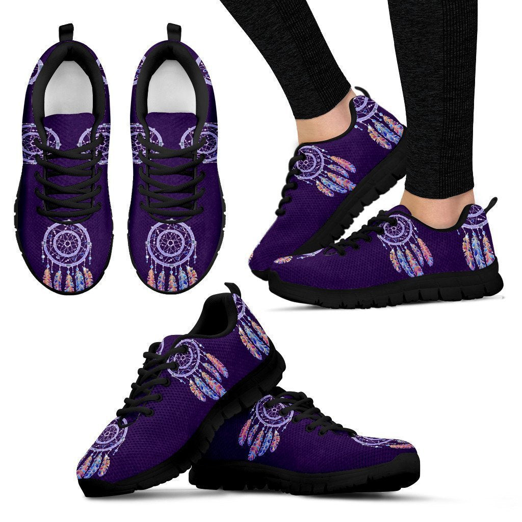 Dream Catcher Purple Women's Sneakers-6teenth World™-Women's Sneakers-US5 (EU35)-Vibe Cosy™