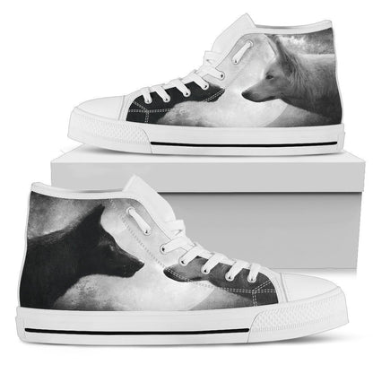 Wolf Shoes-Shoes-6teenth Outlet-Mens High Top - Black - Wolf Shoes-US5 (EU38)-Vibe Cosy™