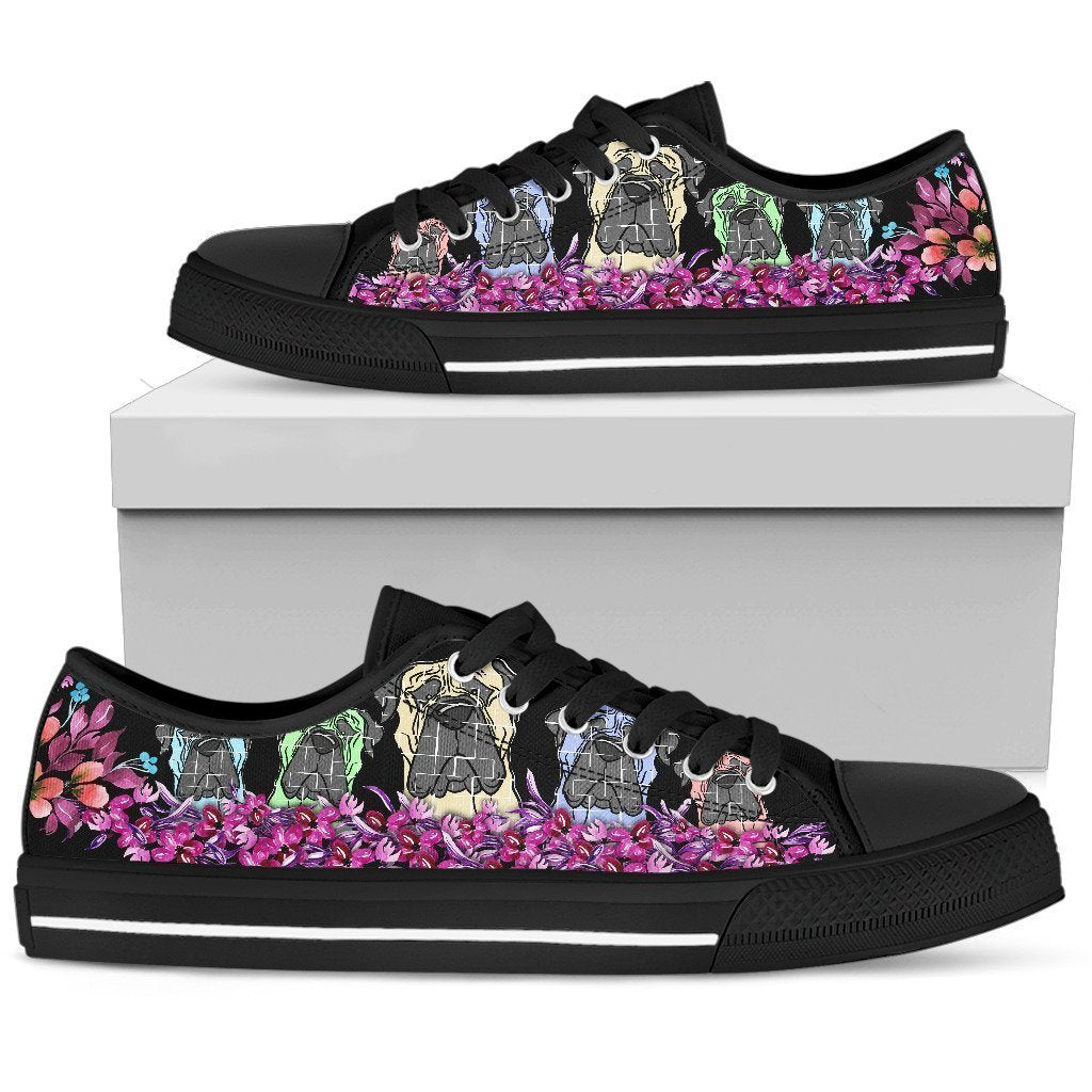 Bullmastiff Women's Low Top Shoe-6teenth World™-Women's Low Top Shoe-US5.5 (EU36)-Vibe Cosy™
