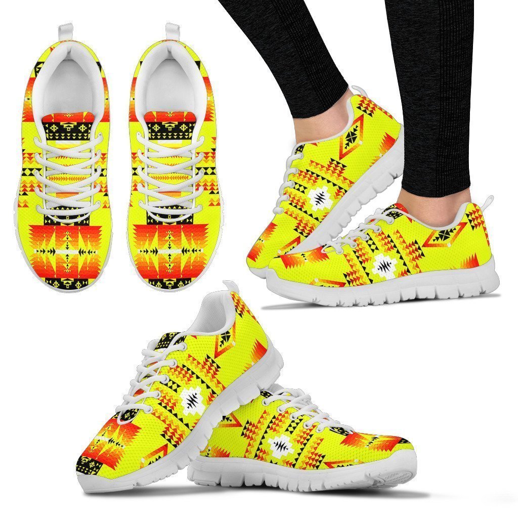Seven Tribes Yellow Sopo Women's Sneakers-6teenth World™-Women's Sneakers-US5 (EU35)-Vibe Cosy™