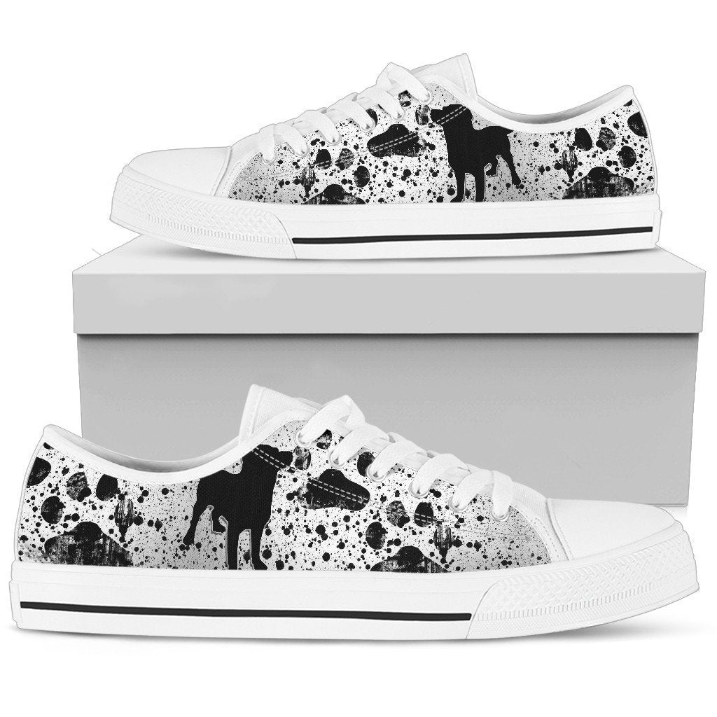 Dreaming Of Dogs White Low Top Sneaker-6teenth World™-Women's Low Top Shoe-US5.5 (EU36)-Vibe Cosy™