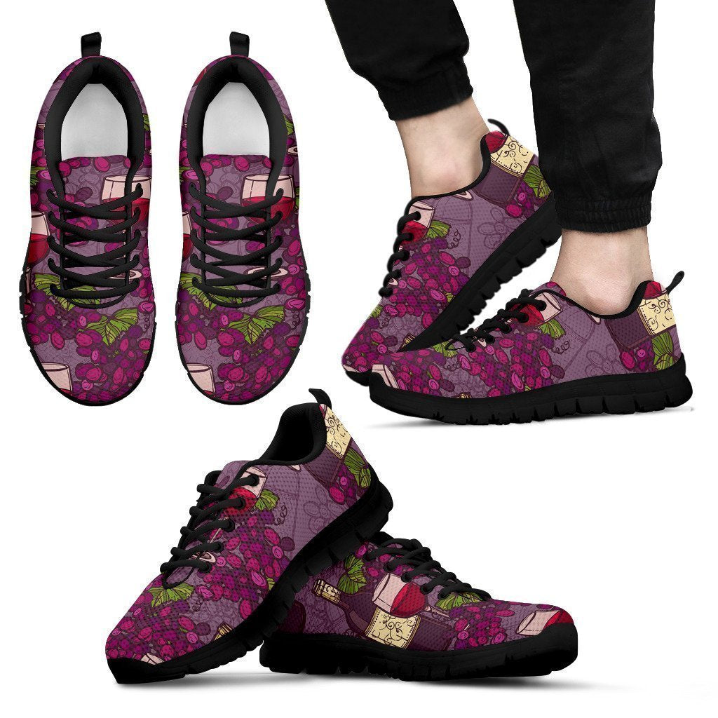 Wine Shoes-Shoes-6teenth Outlet-Men's Sneakers - Black - Wine Shoes-US5 (EU38)-Vibe Cosy™