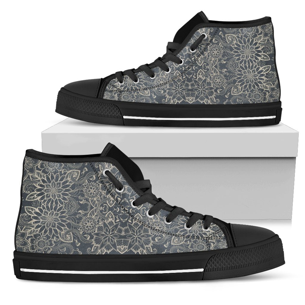 Donna Sneakers Alte - Nero-Amaze Style™-Womens High Top - Donna Sneakers Alte - Nero-US5.5 (EU36)-Vibe Cosy™