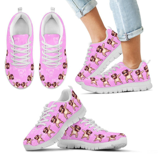 Pink Pug Kid's Sneakers-6teenth World™-Kid's Sneakers-11 CHILD (EU28)-Vibe Cosy™