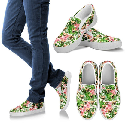 Put your dog on shoes-The Sweet Paws™-Women's Slip Ons - White - Put your dog on shoes-US6 (EU36)-Vibe Cosy™