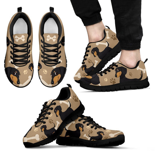 Dachshund Men's Sneakers-6teenth World™-Men's Sneakers-US5 (EU38)-Vibe Cosy™