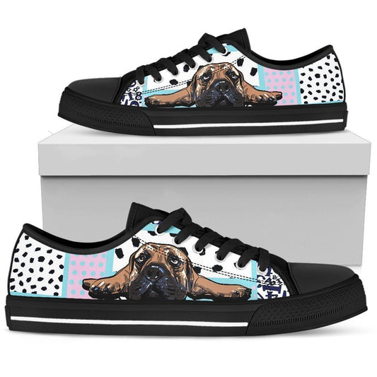 Bullmastiff Women's Low Top Shoe-6teenth World™-Women's Low Top Shoe-US5.5 (EU36)-Vibe Cosy™