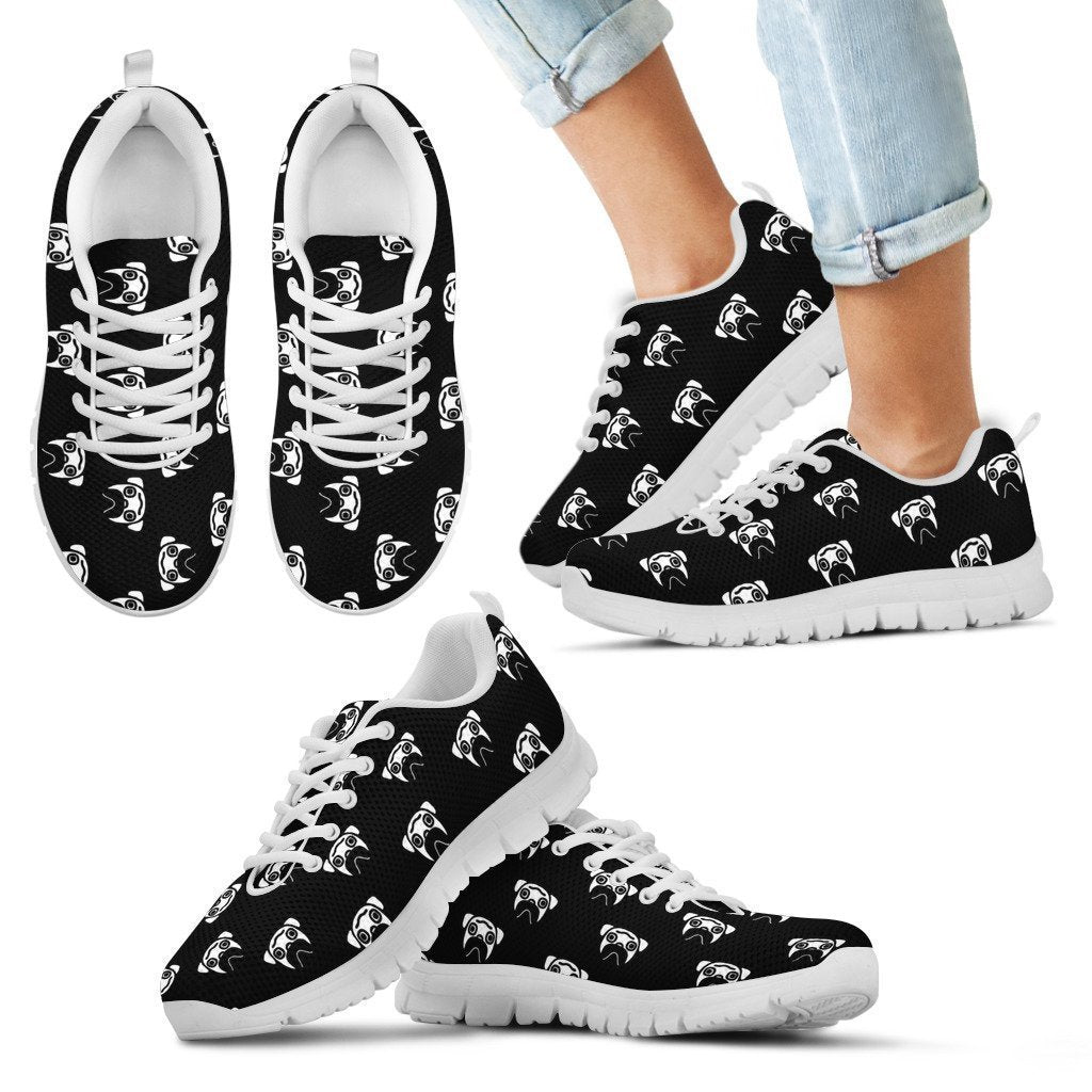 Pug Lover Kid's Sneakers-6teenth World™-Kid's Sneakers-11 CHILD (EU28)-Vibe Cosy™