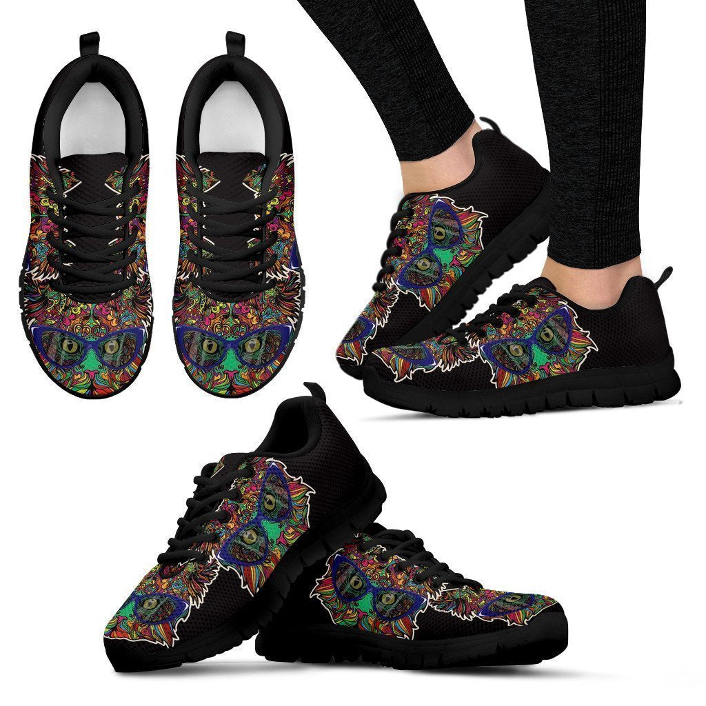 Cats glasses Women's Sneakers-6teenth World™-Women's Sneakers-US5 (EU35)-Vibe Cosy™