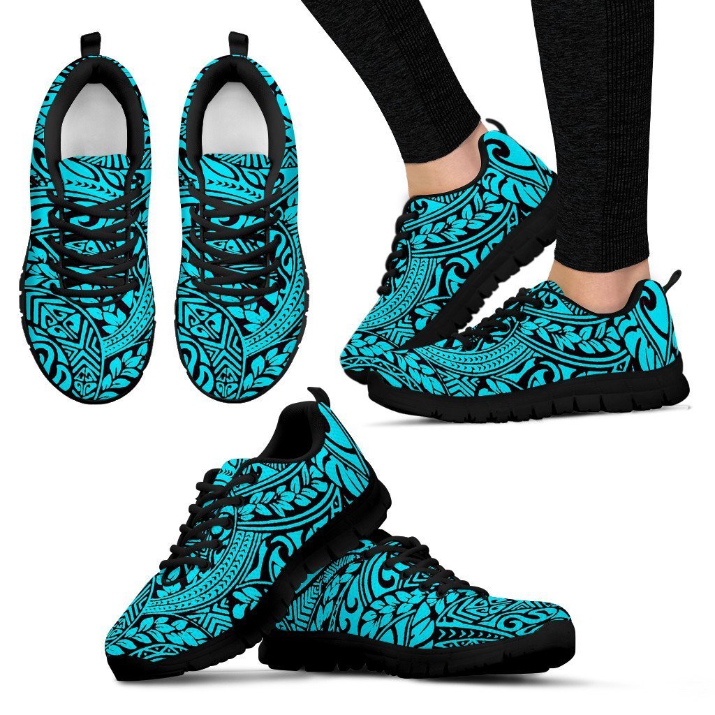Poly Tribal Sneakers 28 - AH - J9-SNEAKERS-Alohawaii-Women's Sneakers-US5 (EU35)-Black-Vibe Cosy™
