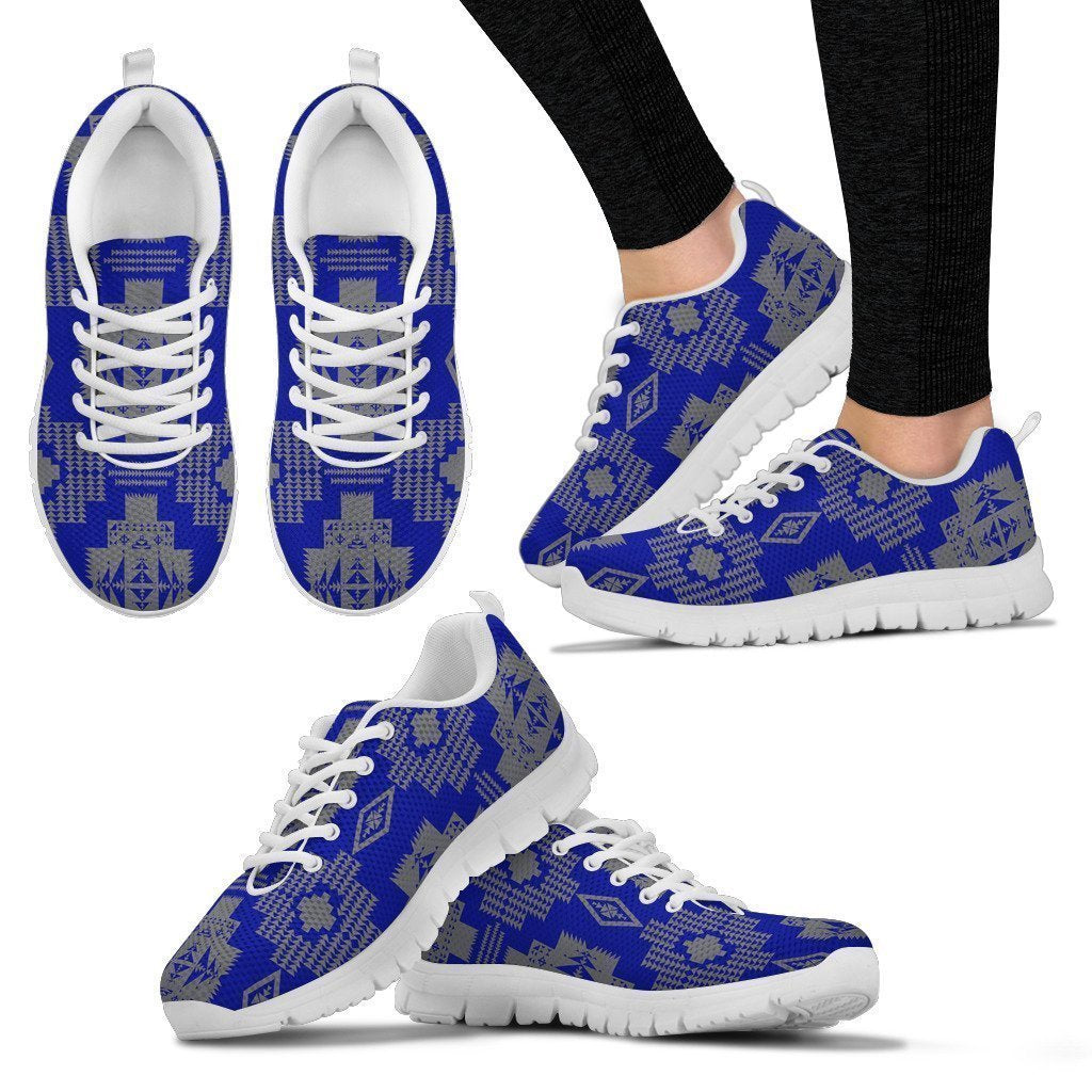 Seven Tribes Blue with Gray Sopo Women's Sneakers-6teenth World™-Women's Sneakers-US5 (EU35)-Vibe Cosy™