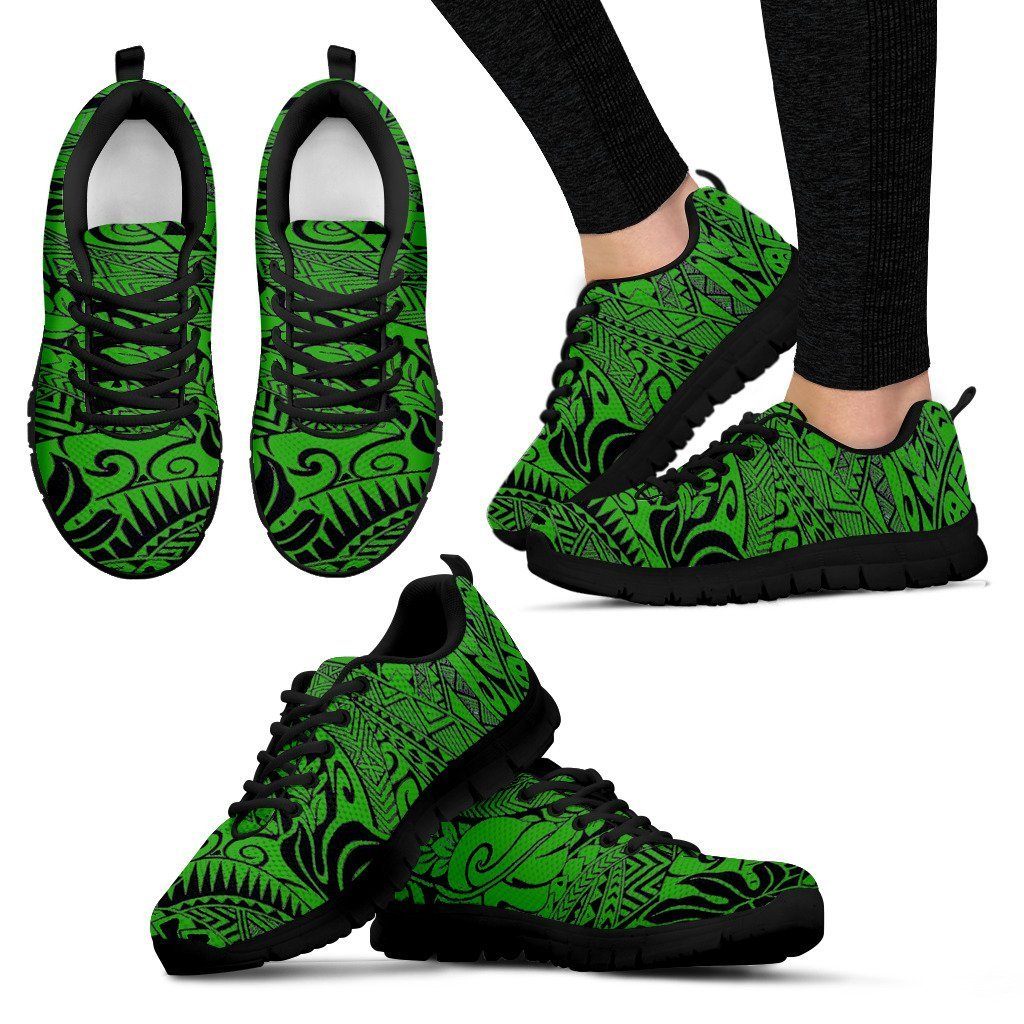 Poly Tribal Sneakers 26 - AH - J9-SNEAKERS-Alohawaii-Women's Sneakers-US5 (EU35)-Black-Vibe Cosy™