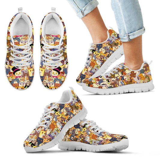 Cat Lovers Kid's Sneakers-6teenth World™-Kid's Sneakers-11 CHILD (EU28)-Vibe Cosy™
