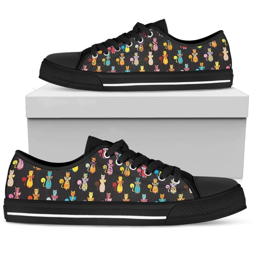 Cat Women's Low Top Shoe-6teenth World™-Women's Low Top Shoe-US5.5 (EU36)-Vibe Cosy™