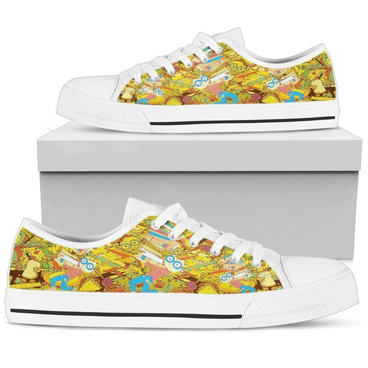 Book Women's Low Top Shoe-6teenth World™-Women's Low Top Shoe-US5.5 (EU36)-Vibe Cosy™
