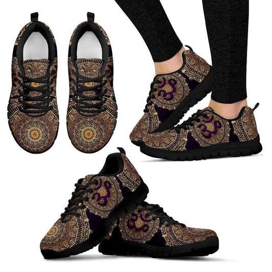 Brown Manadala Women's Sneakers-6teenth World™-Women's Sneakers-US5 (EU35)-Vibe Cosy™