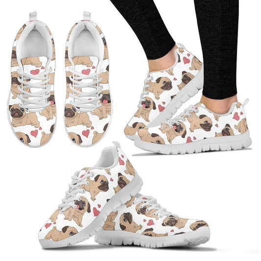 Pugs Women's Sneakers-6teenth World™-Women's Sneakers-US5 (EU35)-Vibe Cosy™