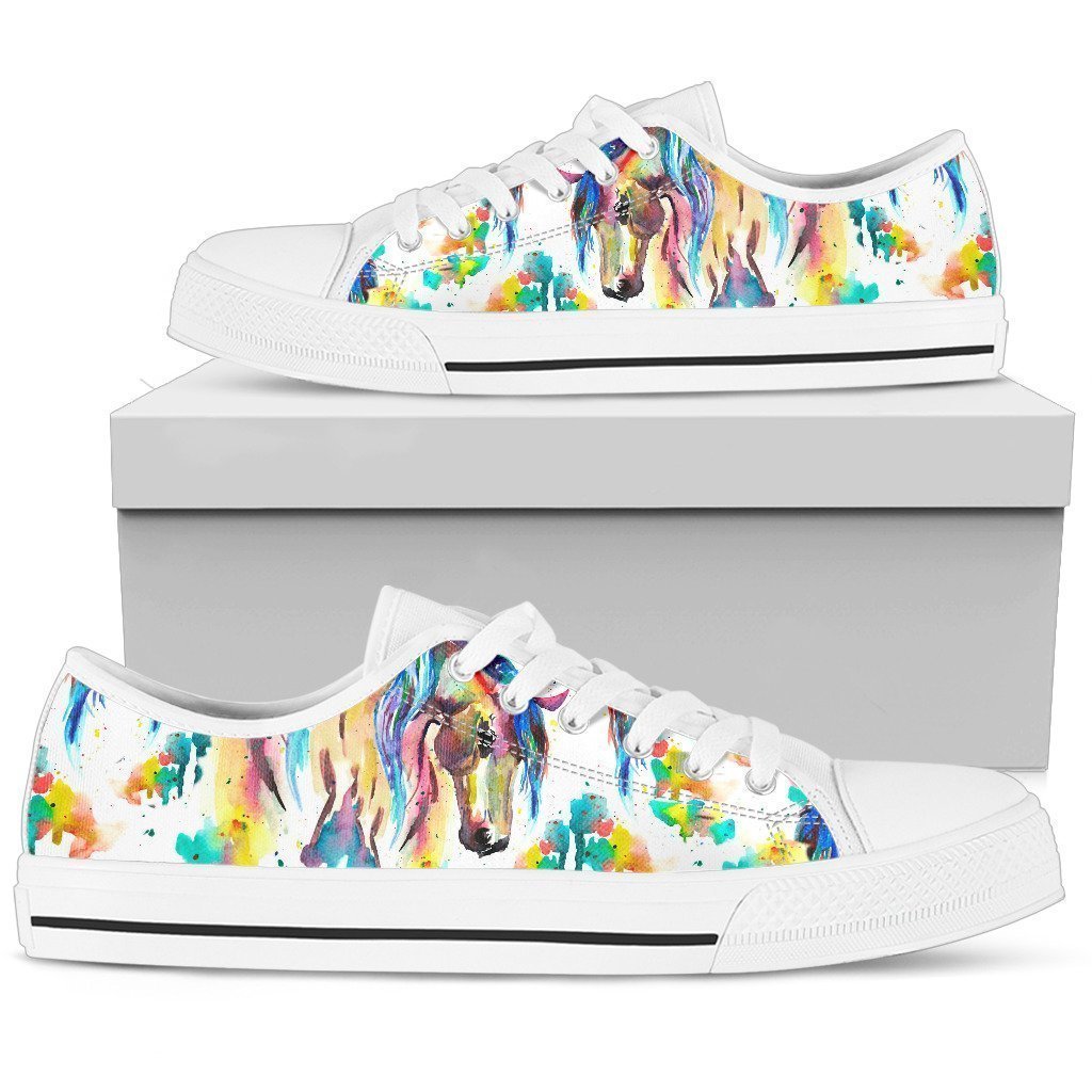 Horse Women's Low Top Shoe-6teenth World™-Women's Low Top Shoe-US5.5 (EU36)-Vibe Cosy™