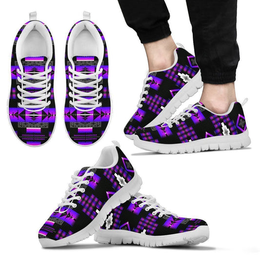 Seven Tribes Purple Thunder Sopo Men's Sneakers White Sole-6teenth World™-Men's Sneakers-US5 (EU38)-Vibe Cosy™