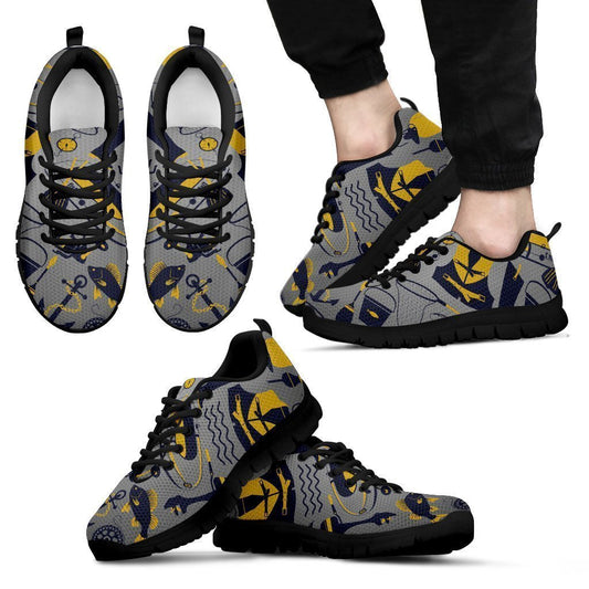 Fishing Men's Sneakers-6teenth World™-Men's Sneakers-US5 (EU38)-Vibe Cosy™