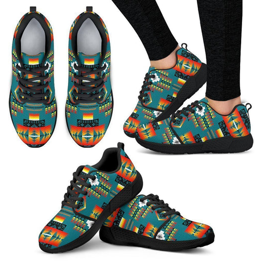 Seven Tribes Teal Sopo Women's Athletic Sneakers-6teenth World™-Women's Athletic Sneakers-US5 (EU35)-Vibe Cosy™