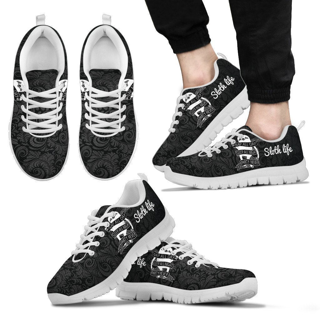 Sloth Life-Shoes-6teenth Outlet-Men's Sneakers - White - Sloth Life-US5 (EU38)-Vibe Cosy™