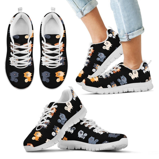 Pomeranian Lover Kid's Sneakers-6teenth World™-Kid's Sneakers-11 CHILD (EU28)-Vibe Cosy™