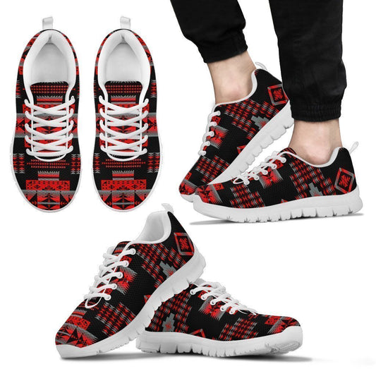 Seven Tribes Red Fire Sopo Sneakers White Sole-6teenth World™-Men's Sneakers-US5 (EU38)-Vibe Cosy™