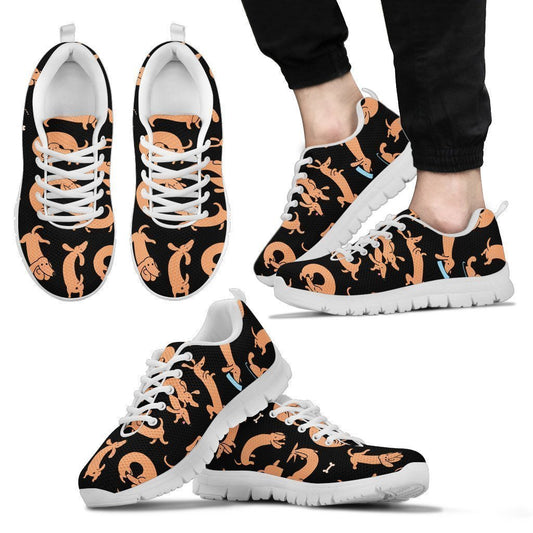 Dachshund men's Sneakers-6teenth World™-Men's Sneakers-US5 (EU38)-Vibe Cosy™