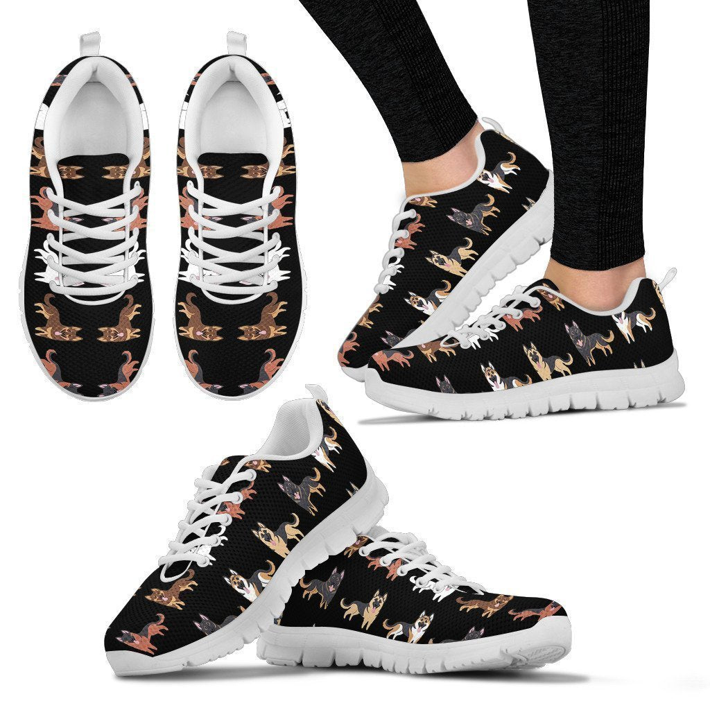 German Shepherd Women's Sneakers-6teenth World™-Women's Sneakers-US5 (EU35)-Vibe Cosy™