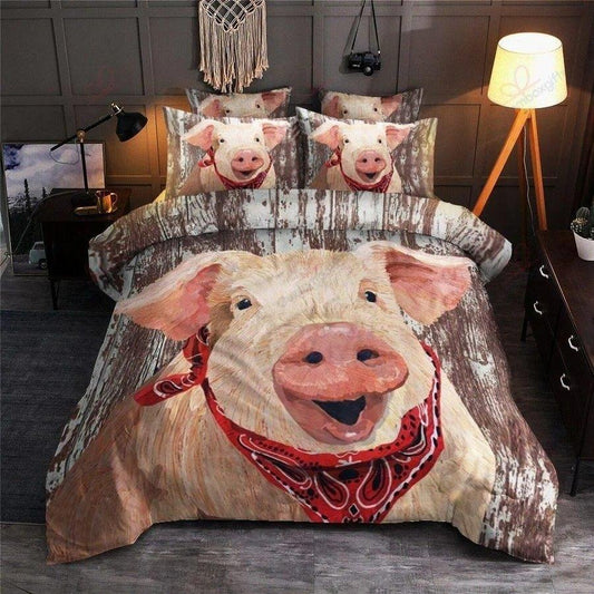 Cute Pig Bedding Set TA0711203-Quilt-TA-Twin-Vibe Cosy™