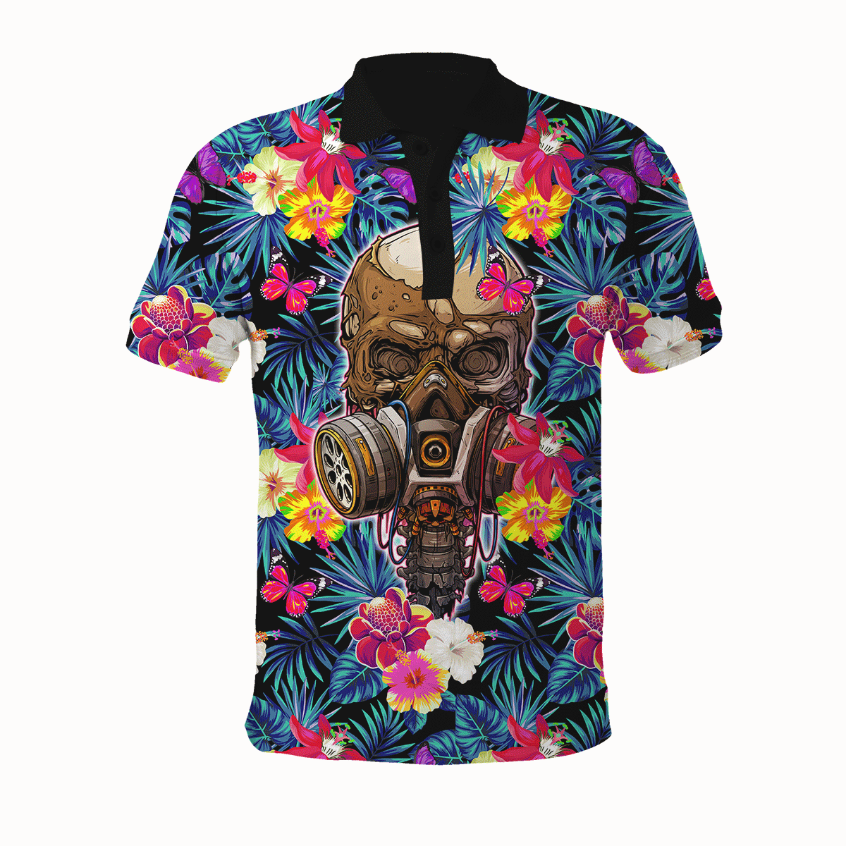 Floral Skull Hoodie For Men And Women DQB09182001