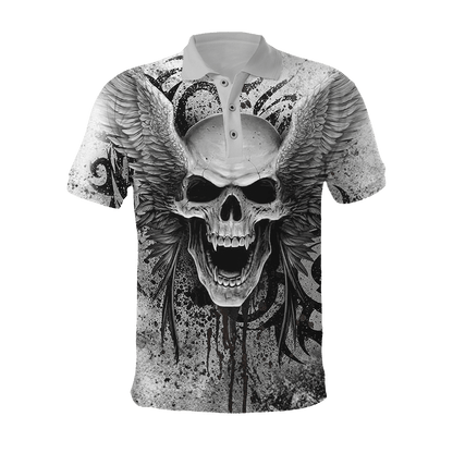 Crazy Skull With Angel Wings Hoodie For Men And Women TQH200910