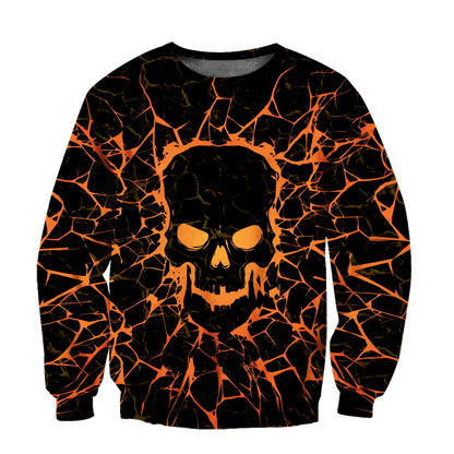 Thunder Skull Hoodie 3D All Over Printed Shirts For Men HHT24072001-LAM-Apparel-LAM-Sweatshirts-S-Vibe Cosy™