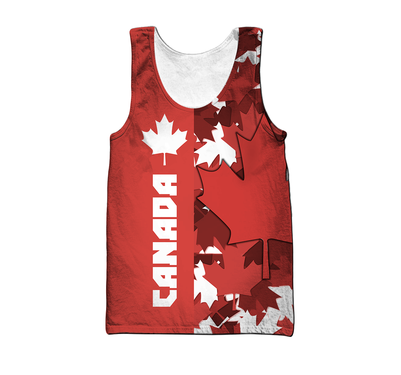 Canada Maple Leaf Hoodie-Apparel-PL8386-Tank Top-S-Vibe Cosy™